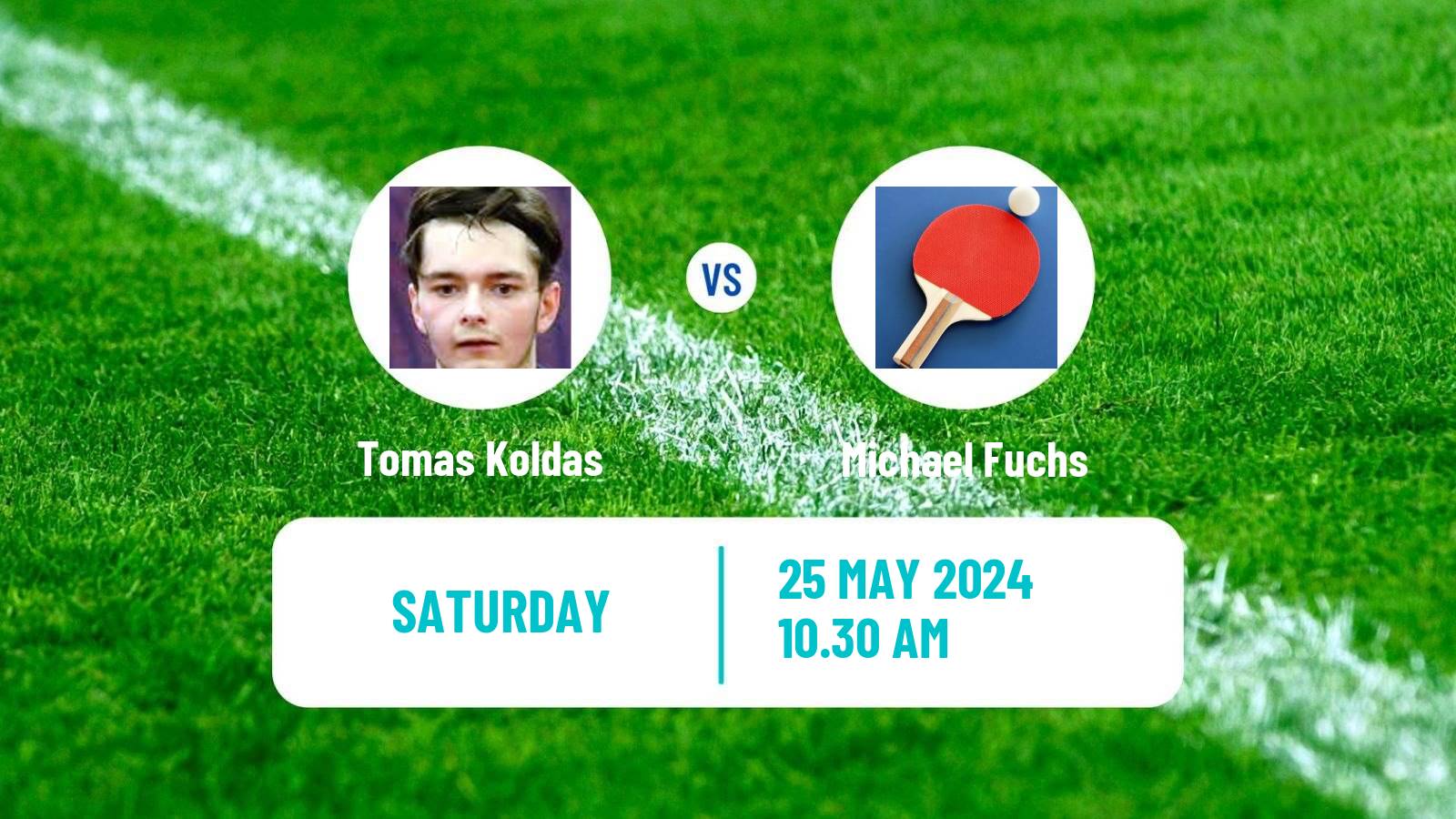Table tennis Tt Star Series Men Tomas Koldas - Michael Fuchs
