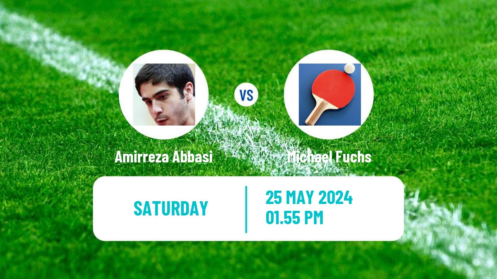Table tennis Tt Star Series Men Amirreza Abbasi - Michael Fuchs
