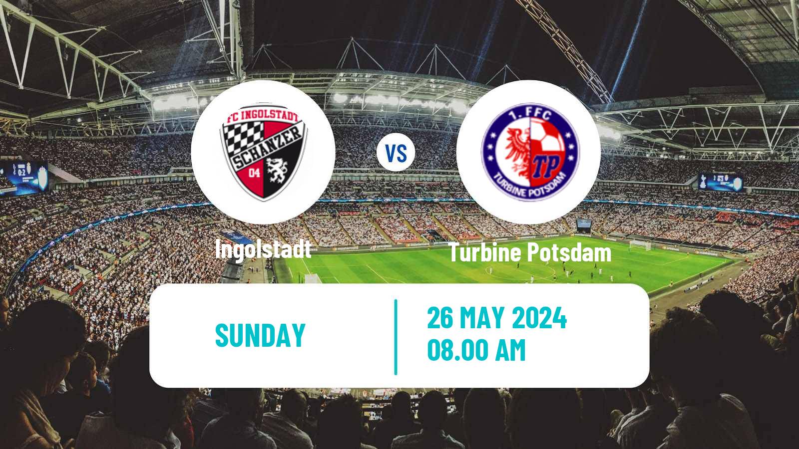 Soccer German 2 Bundesliga Women Ingolstadt - Turbine Potsdam