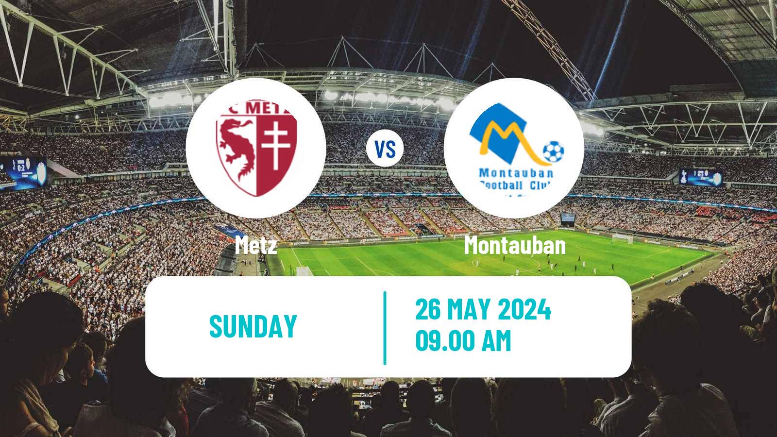 Soccer French Division 2 Women Metz - Montauban