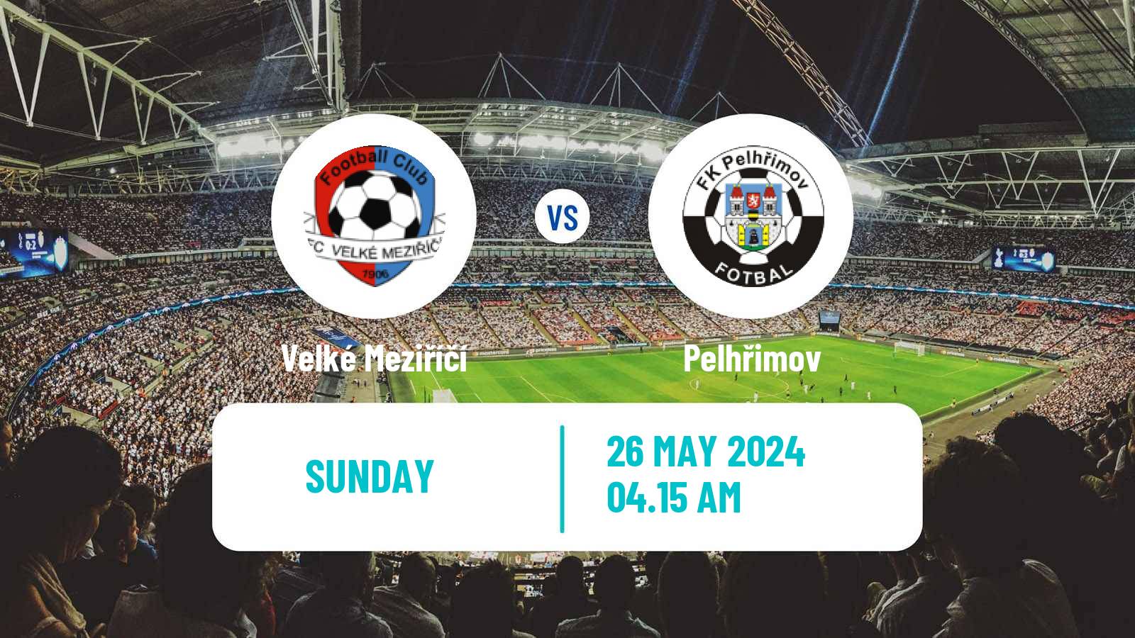 Soccer Czech Division D Velké Meziříčí - Pelhřimov