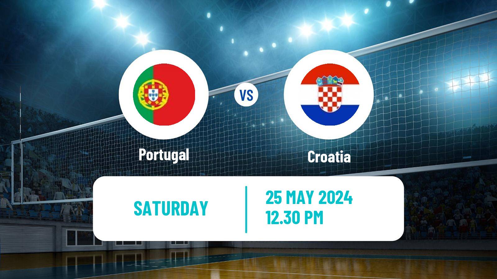 Volleyball Golden European League Volleyball Portugal - Croatia