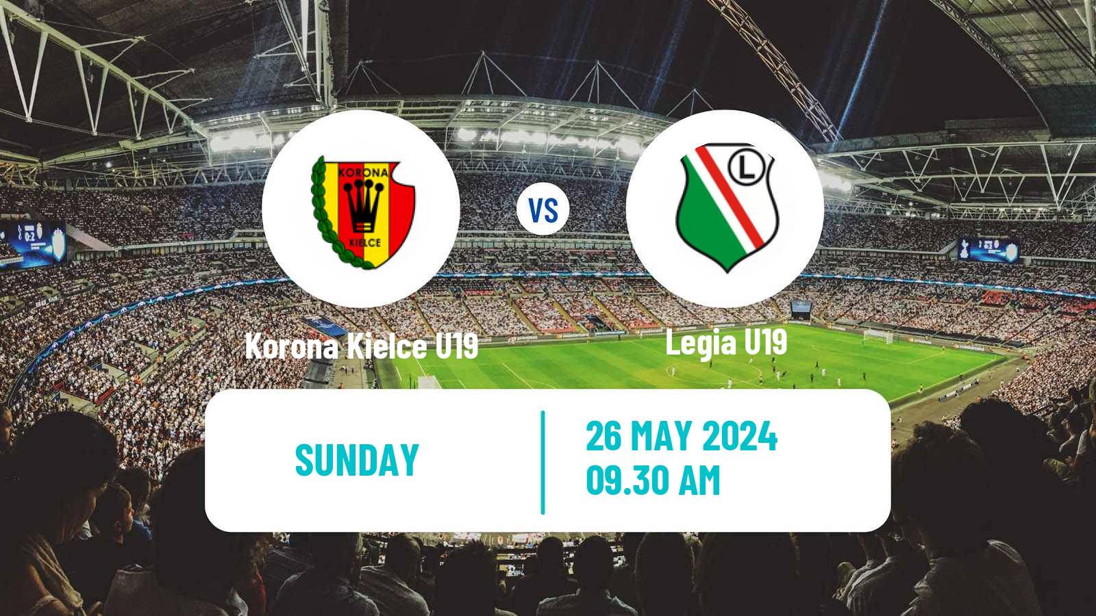 Soccer Polish Central Youth League Korona Kielce U19 - Legia U19