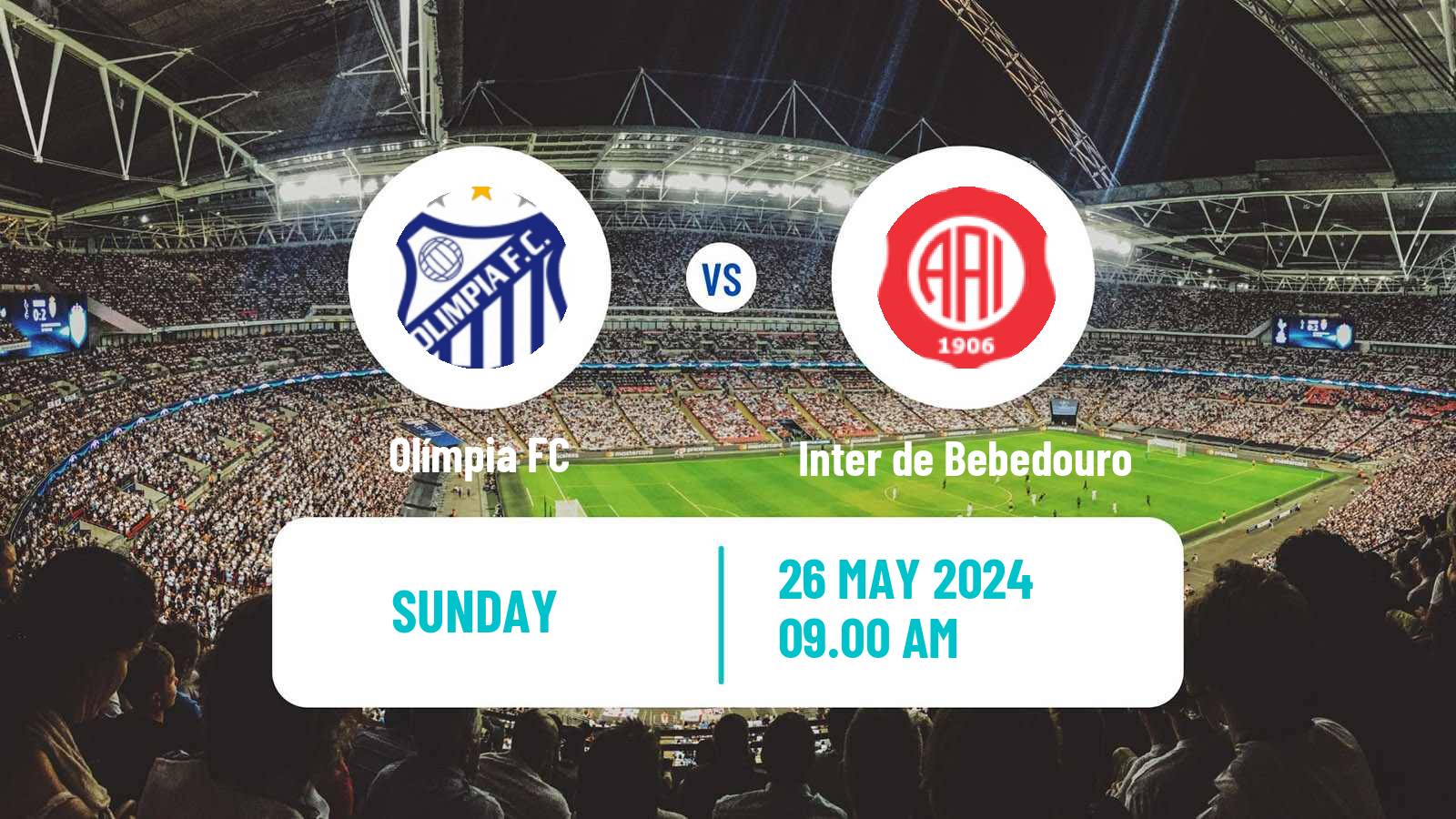 Soccer Brazilian Paulista B Olímpia - Inter de Bebedouro