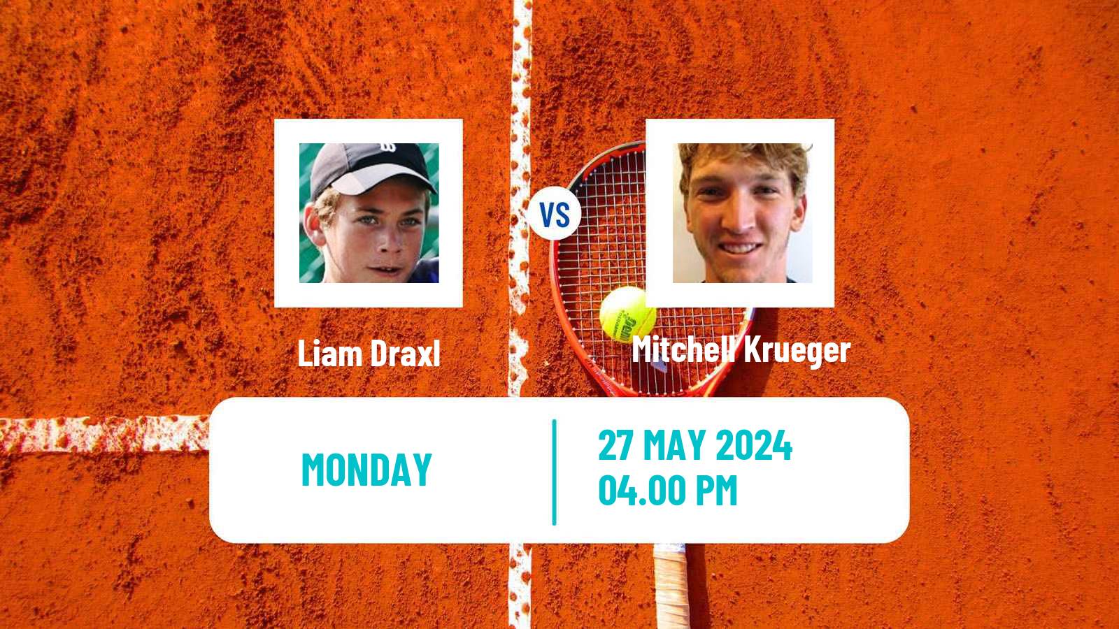 Tennis Little Rock Challenger Men Liam Draxl - Mitchell Krueger
