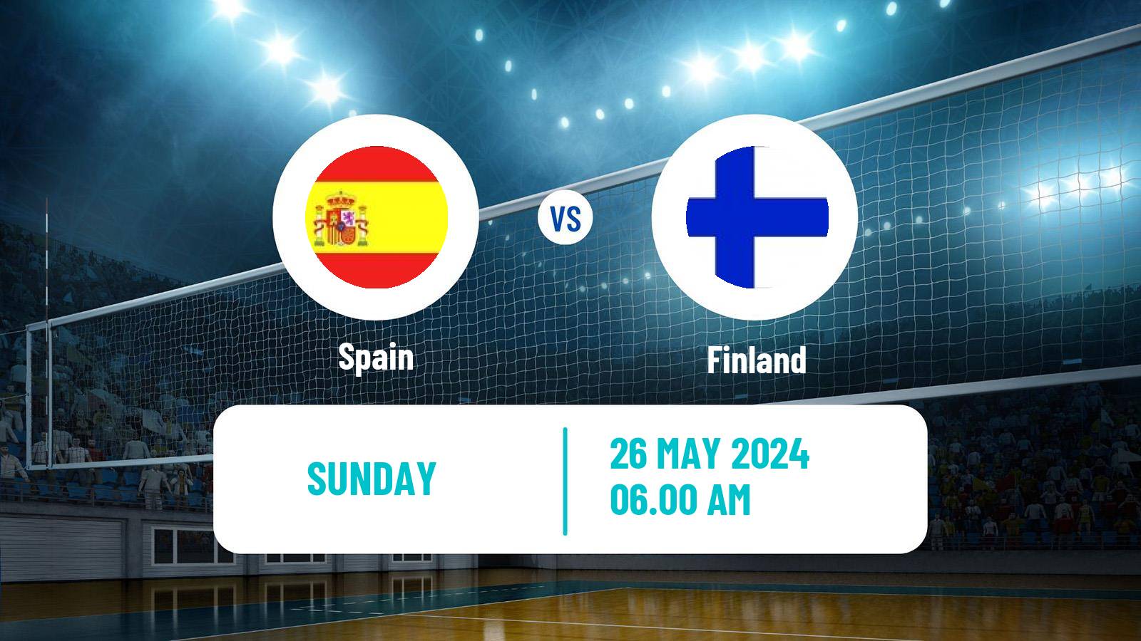 Volleyball Golden European League Volleyball Spain - Finland