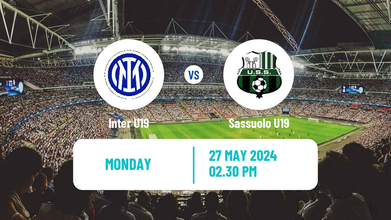 Soccer Italian Primavera 1 Inter U19 - Sassuolo U19