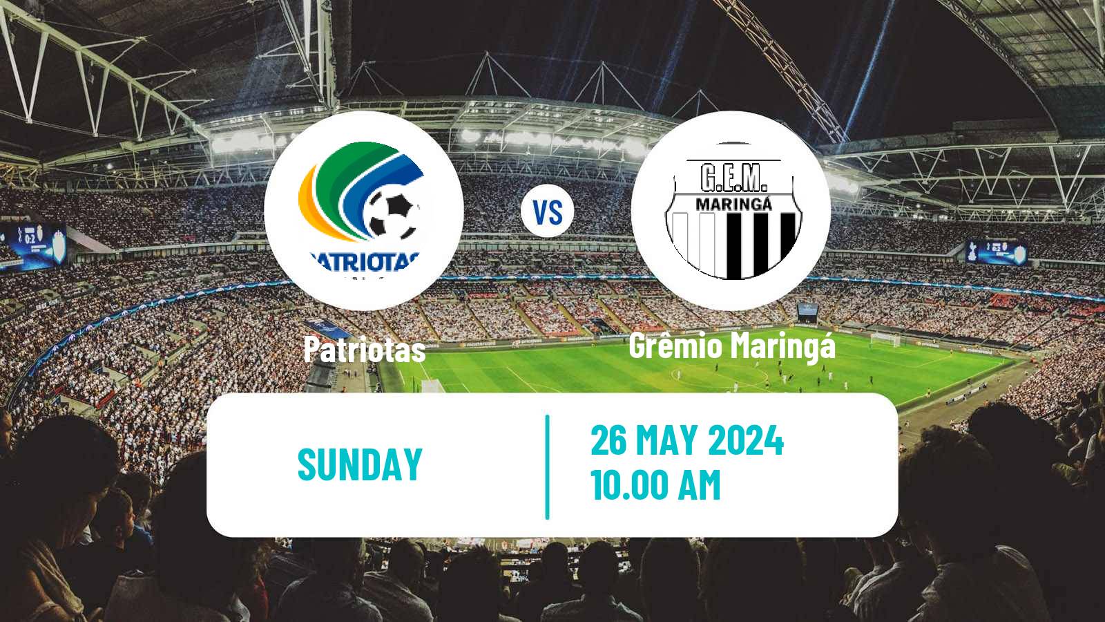 Soccer Brazilian Campeonato Paranaense 2 Patriotas - Grêmio Maringá
