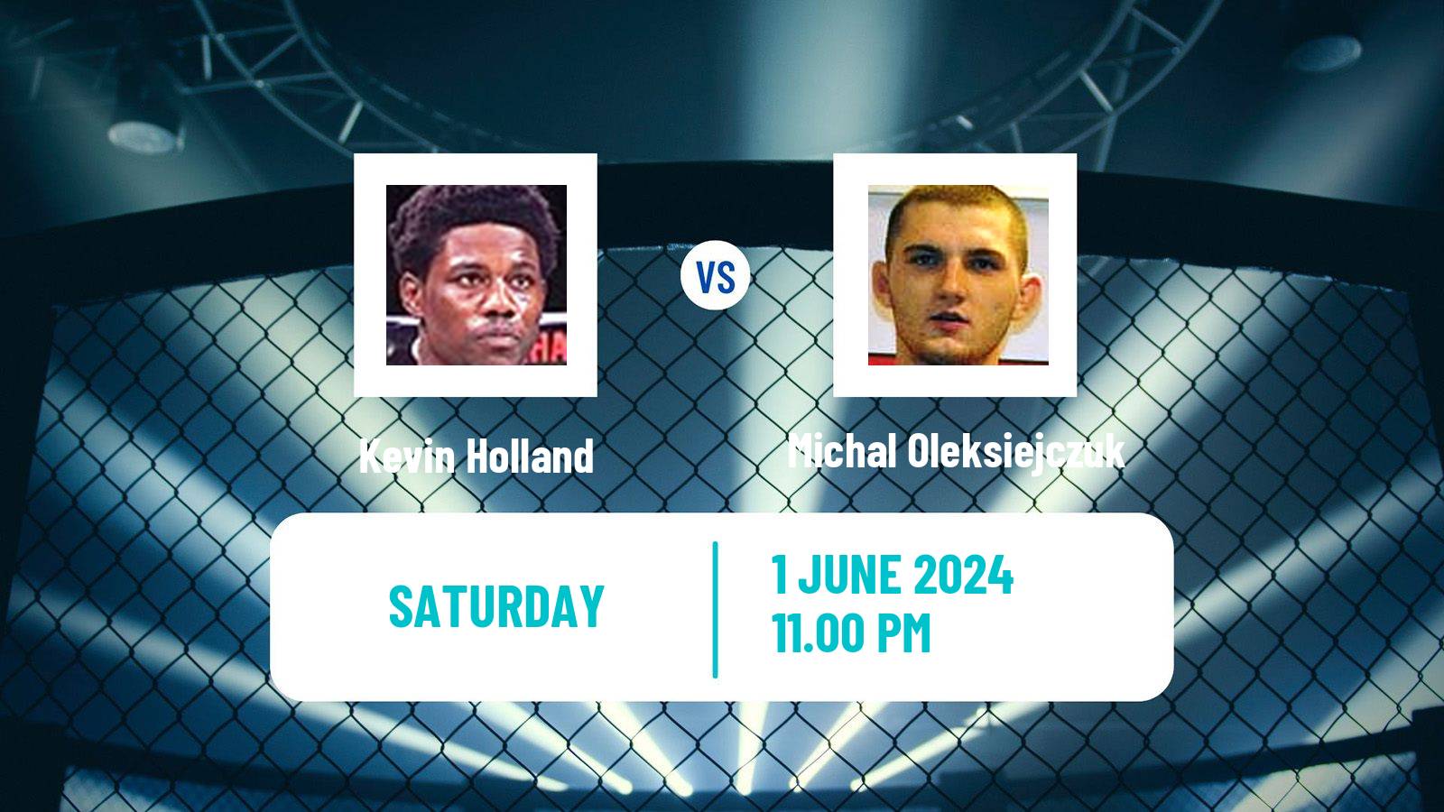 MMA Middleweight UFC Men Kevin Holland - Michal Oleksiejczuk