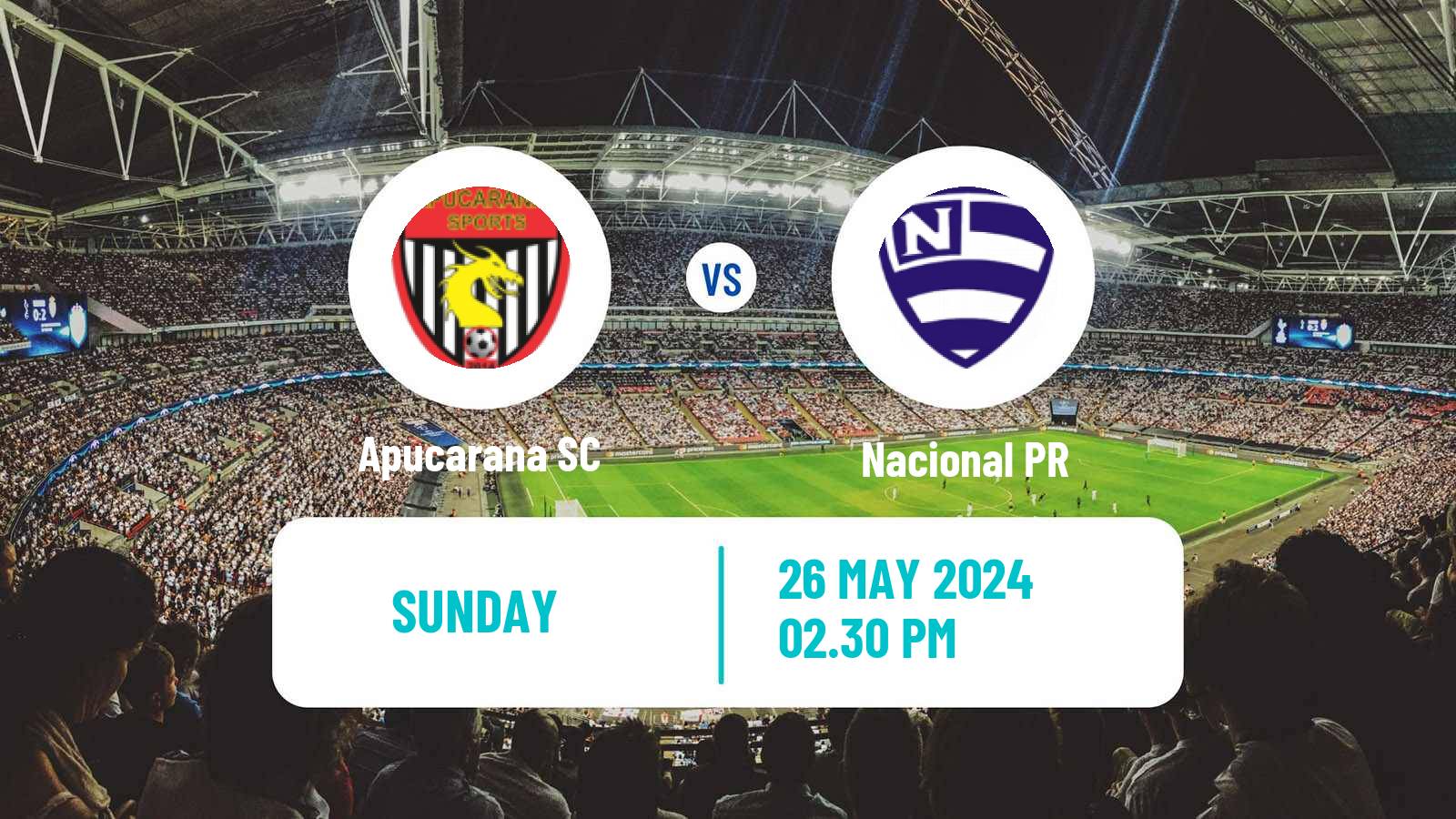 Soccer Brazilian Campeonato Paranaense 2 Apucarana - Nacional PR