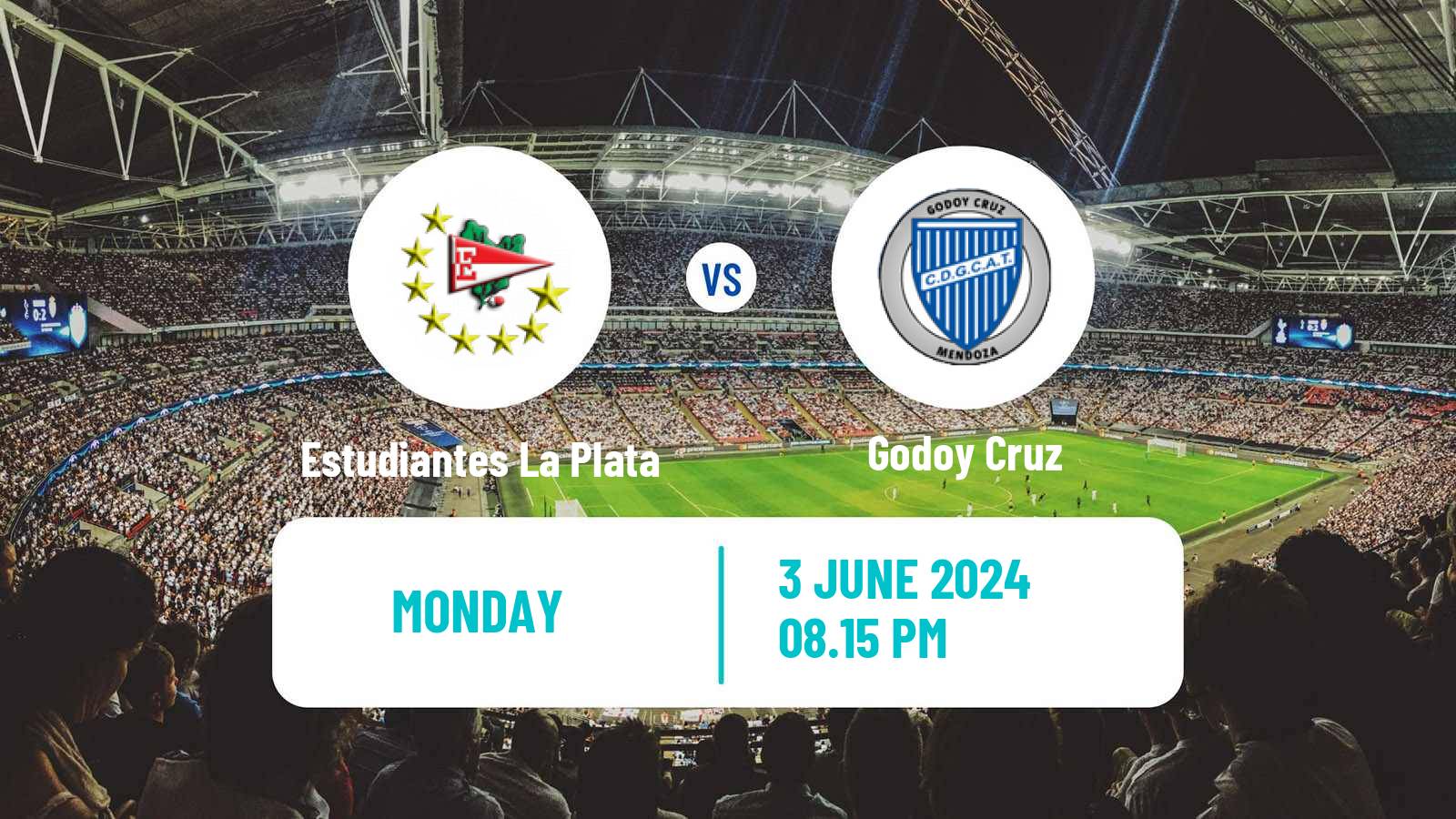 Soccer Argentinian Liga Profesional Estudiantes La Plata - Godoy Cruz