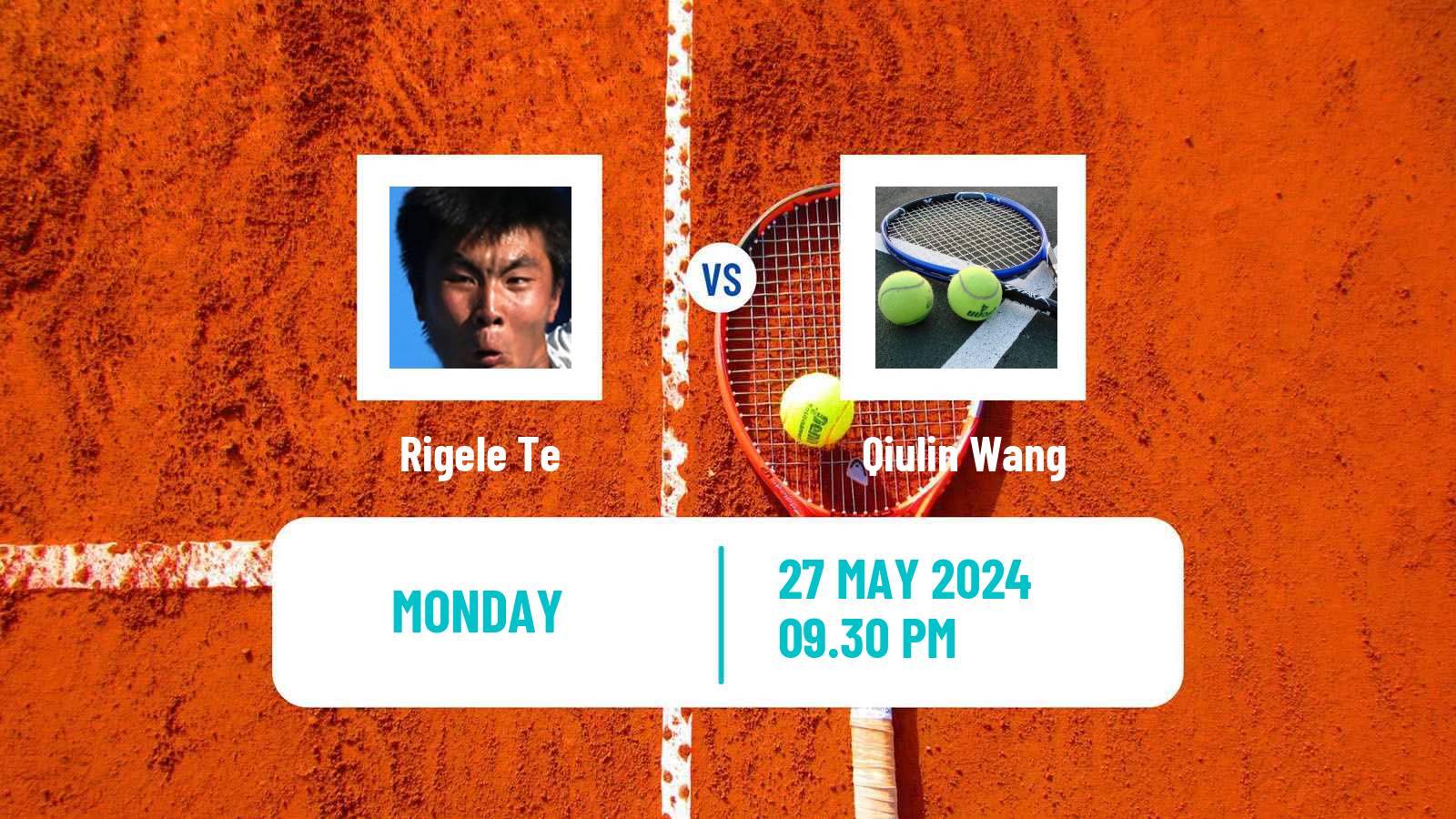 Tennis ITF M25 Baotou Men Rigele Te - Qiulin Wang