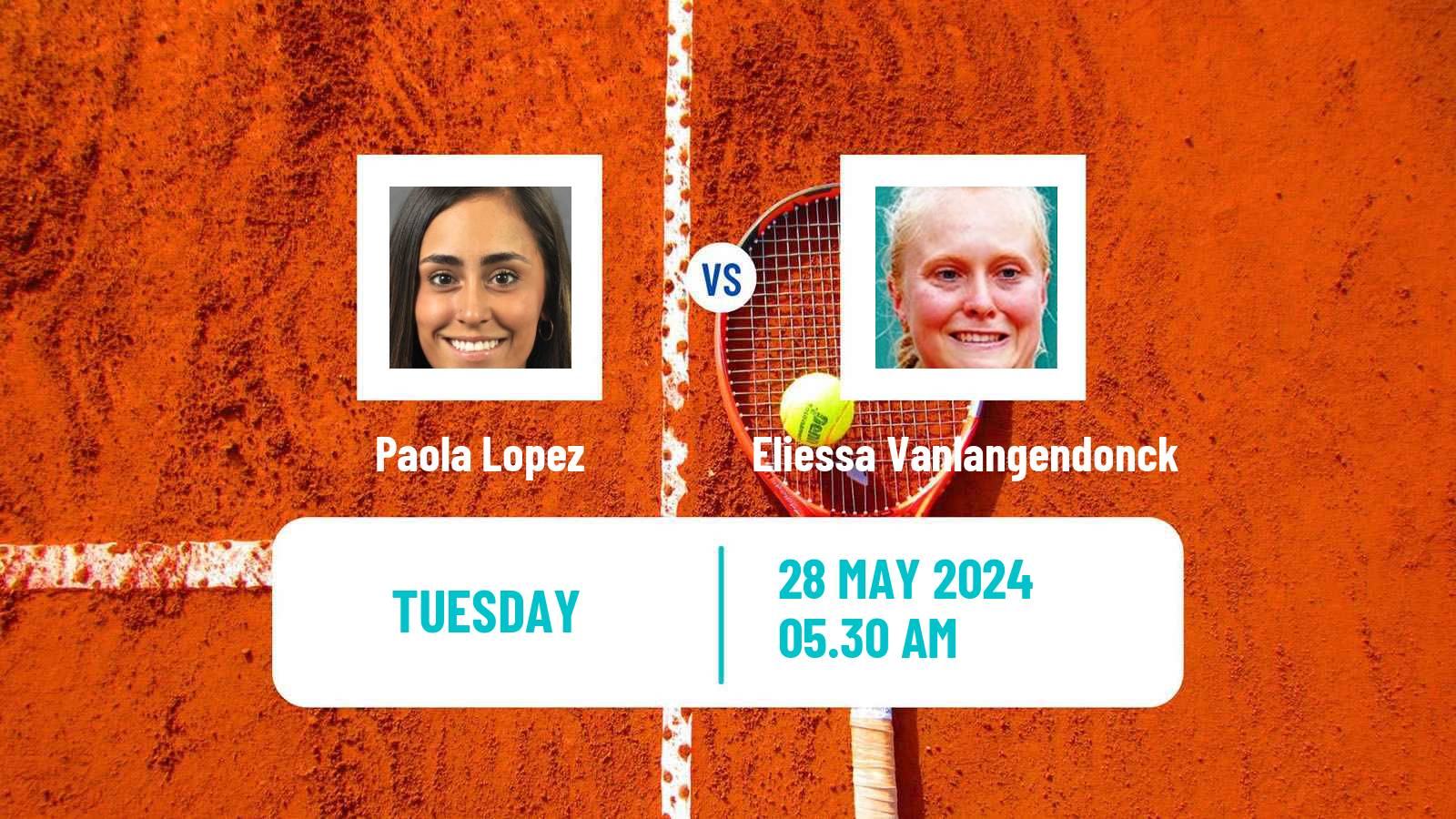 Tennis ITF W15 Monastir 20 Women Paola Lopez - Eliessa Vanlangendonck