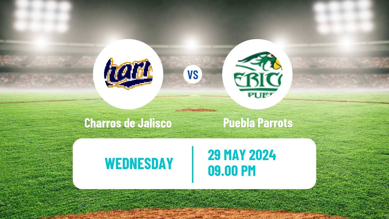 Baseball LMB Charros de Jalisco - Puebla Parrots