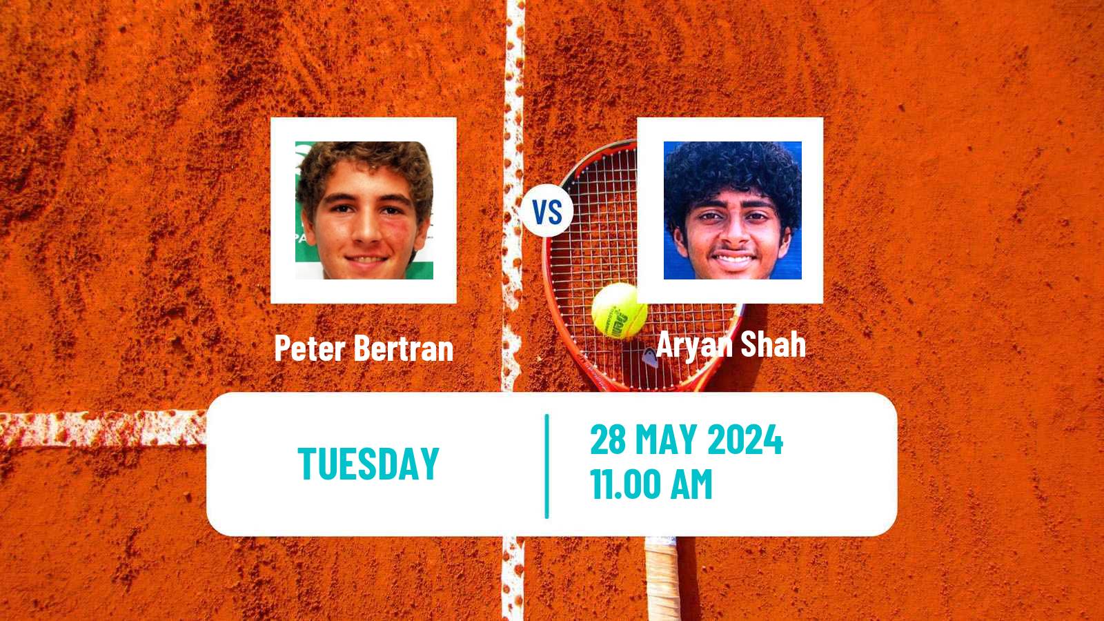 Tennis ITF M15 Kingston 3 Men Peter Bertran - Aryan Shah