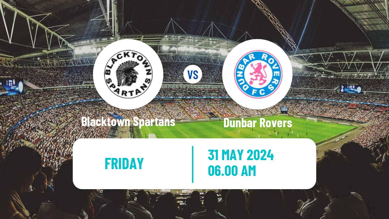 Football Australian NSW League One Blacktown Spartans - Dunbar Rovers
