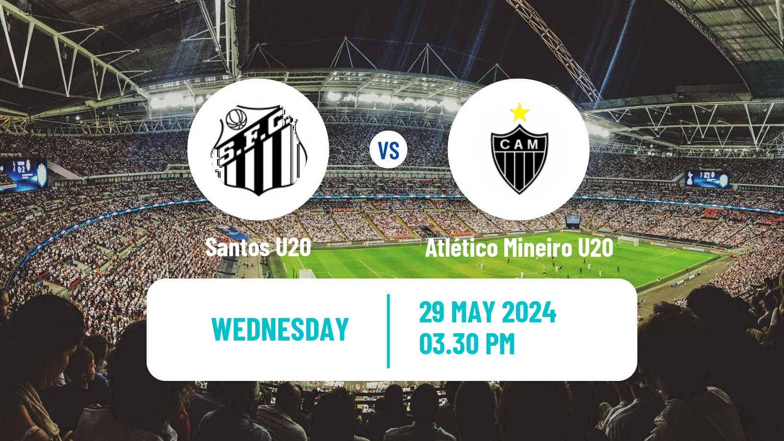 Soccer Brasileiro U20 Santos U20 - Atlético Mineiro U20