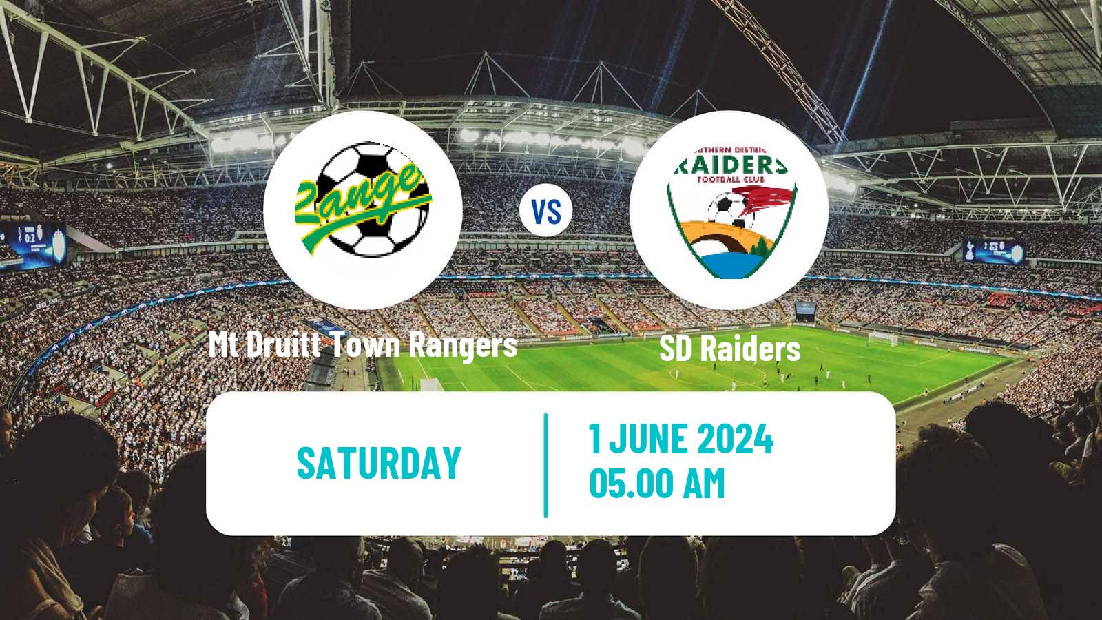 Football Australian NSW League One Mt Druitt Town Rangers - SD Raiders