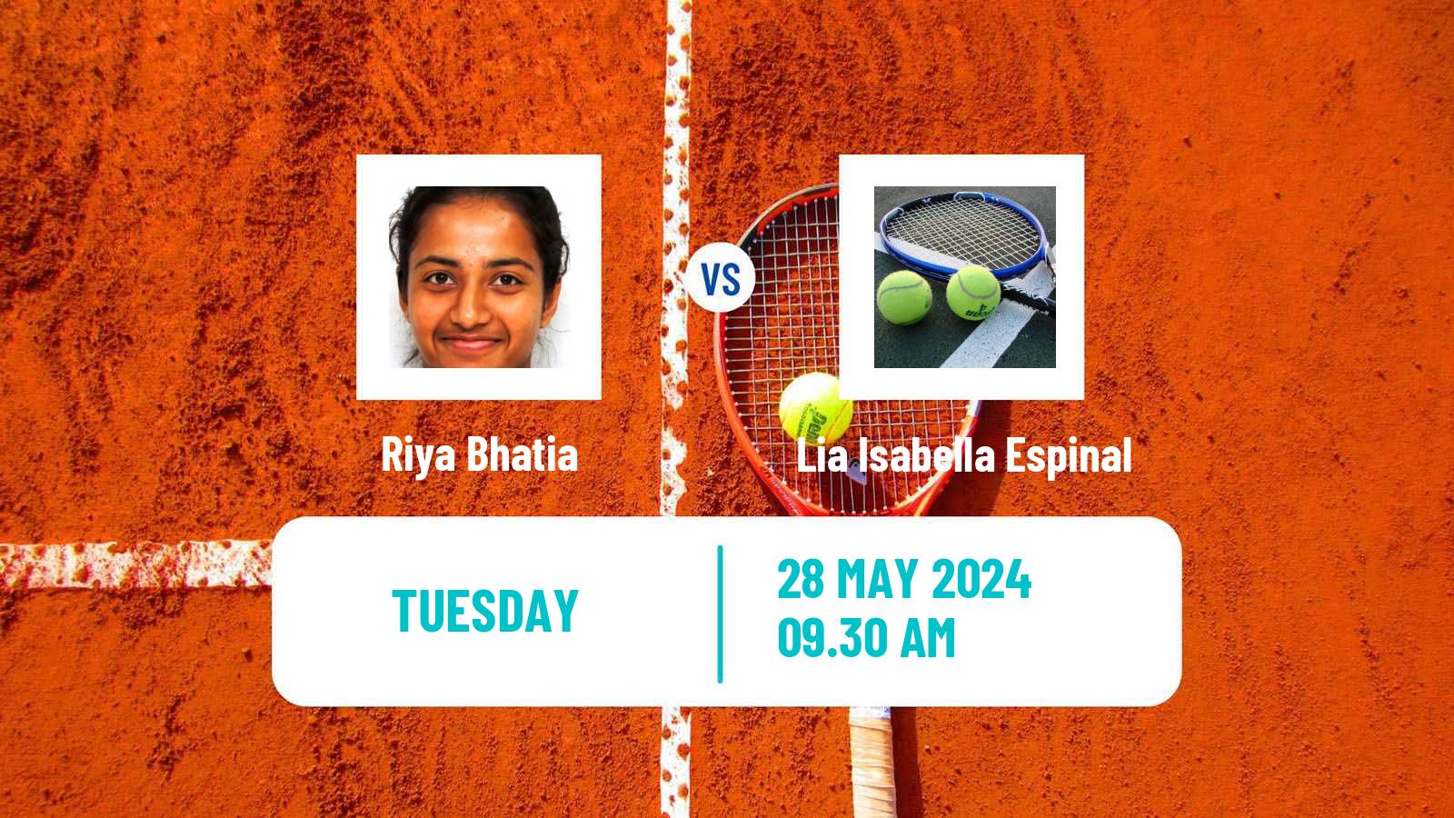 Tennis ITF W35 Santo Domingo 4 Women Riya Bhatia - Lia Isabella Espinal