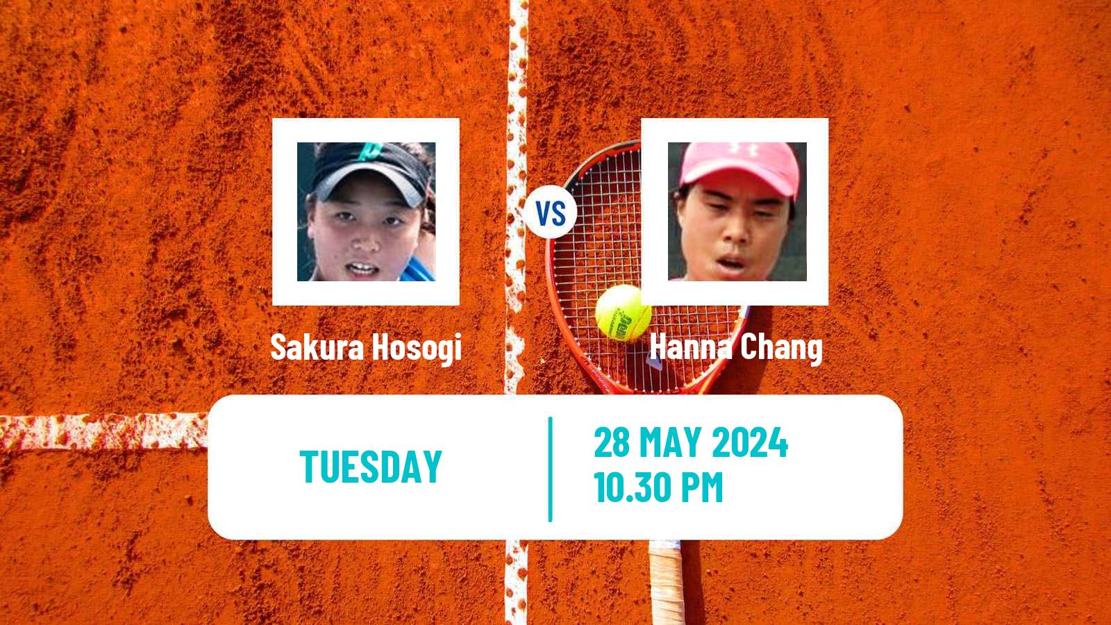 Tennis ITF W35 Changwon Women Sakura Hosogi - Hanna Chang