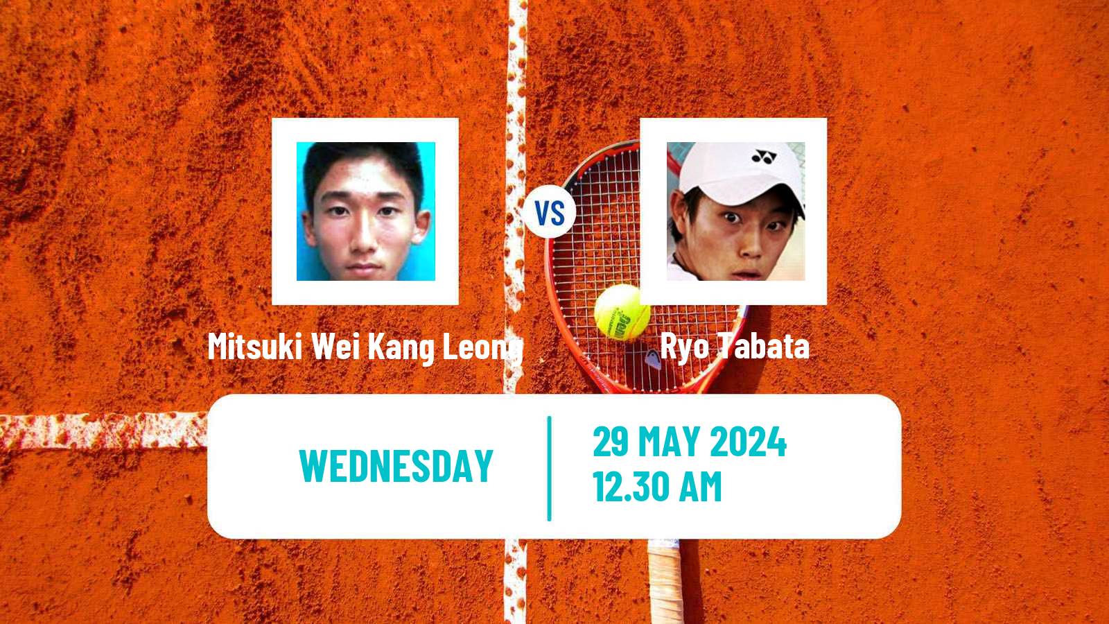 Tennis ITF M15 Karuizawa Men Mitsuki Wei Kang Leong - Ryo Tabata