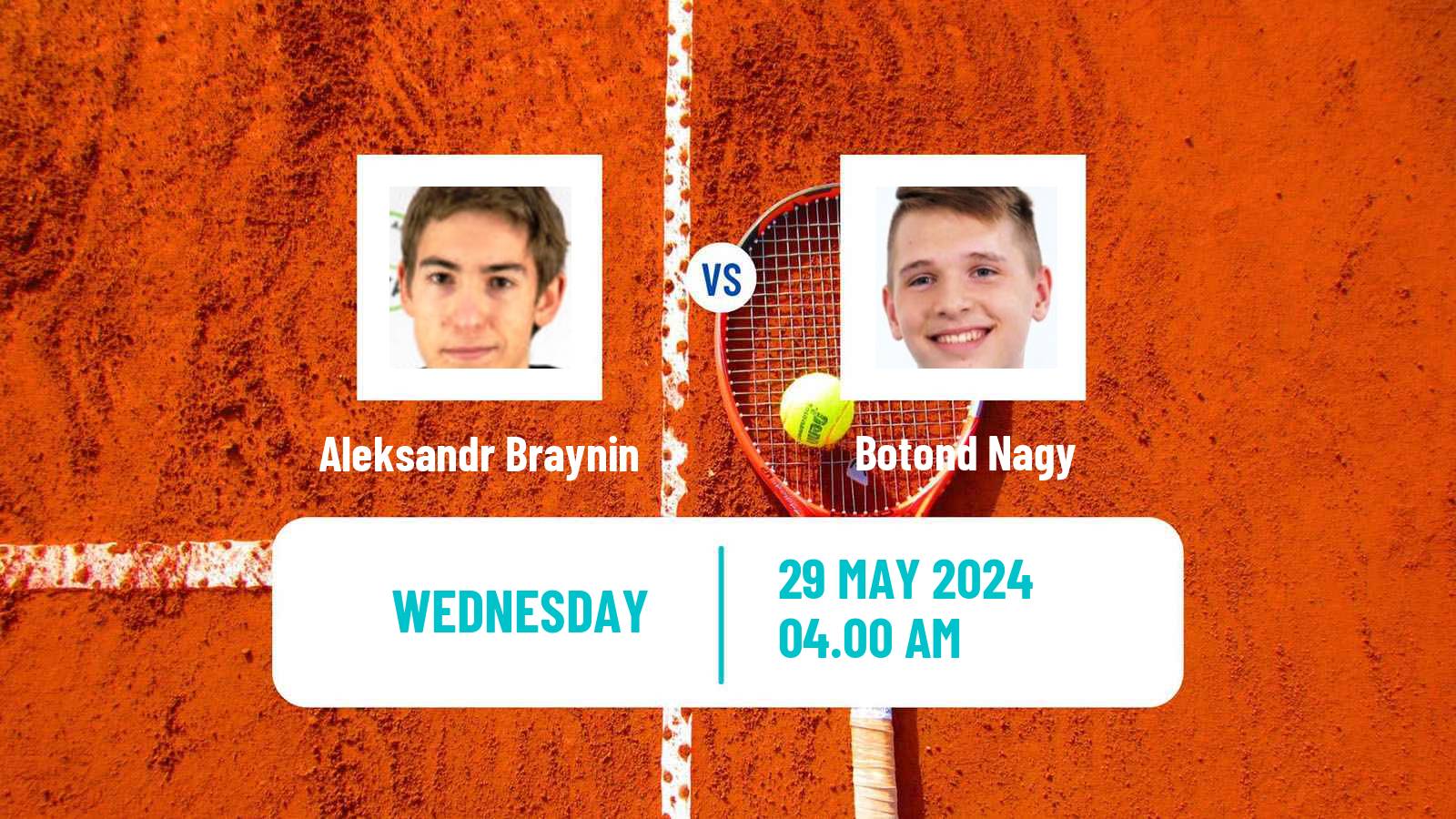 Tennis ITF M15 Gyula Men Aleksandr Braynin - Botond Nagy