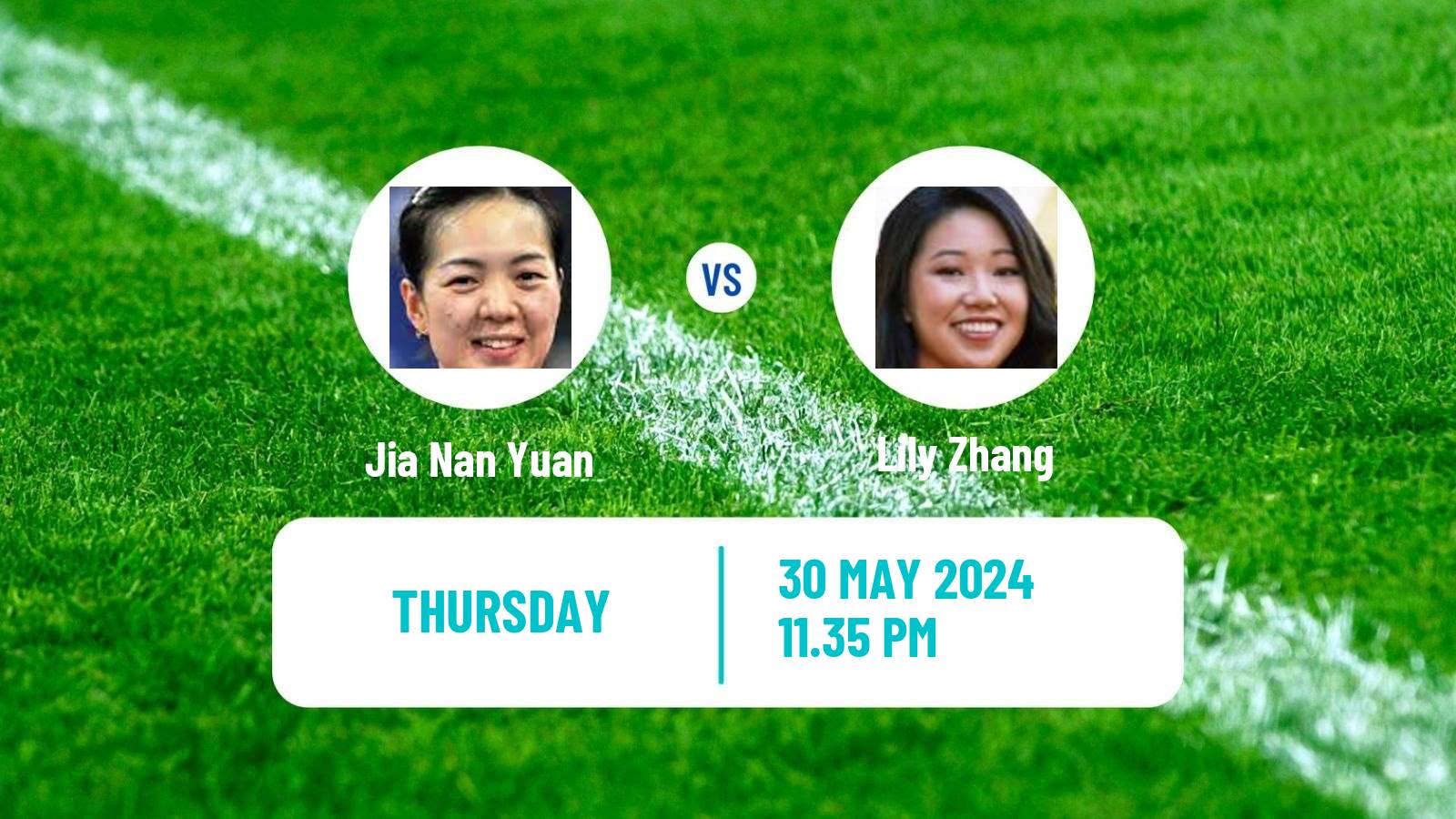 Table tennis Wtt Champions Chongqing Women Jia Nan Yuan - Lily Zhang
