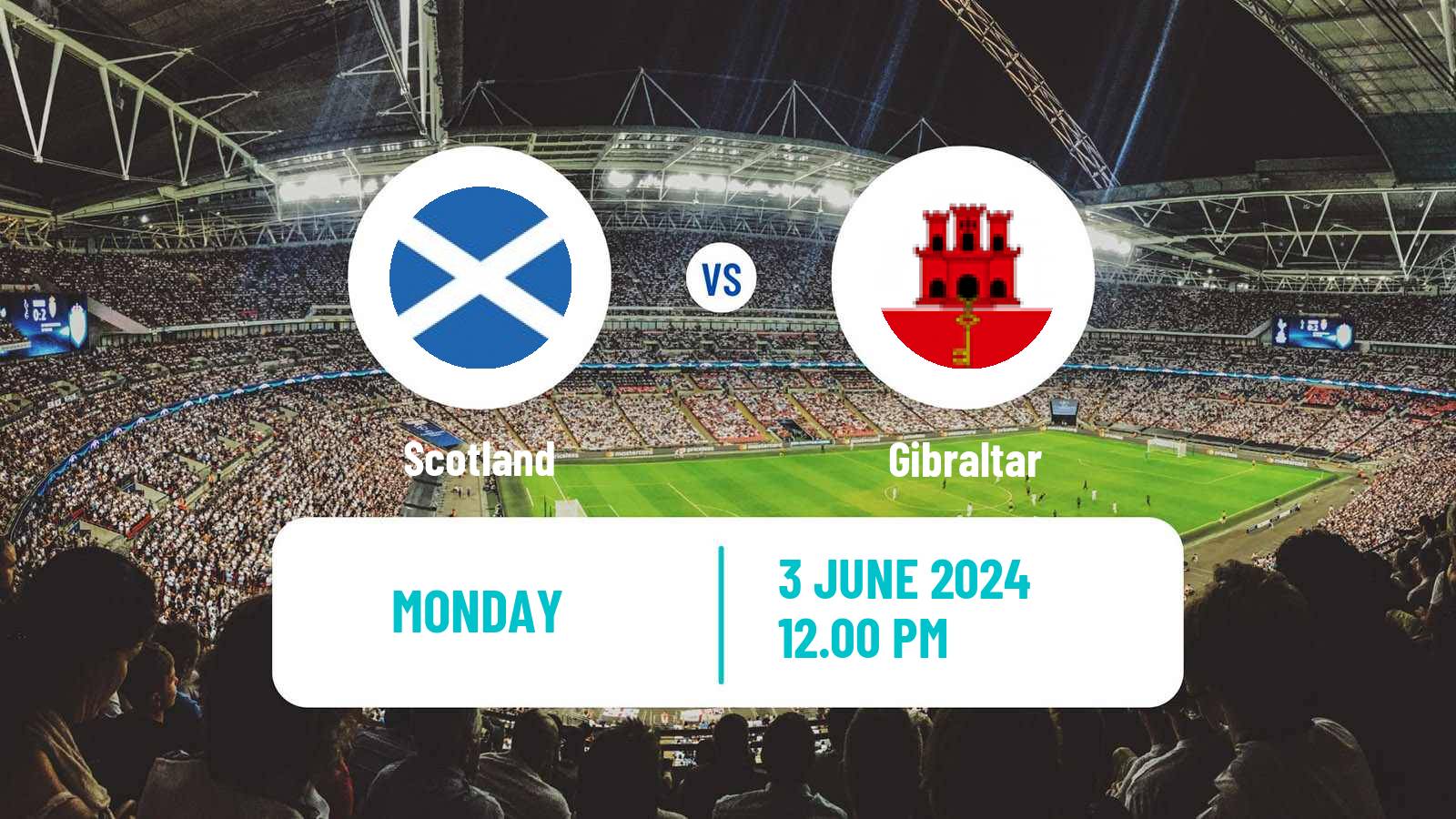 Soccer Friendly Scotland - Gibraltar