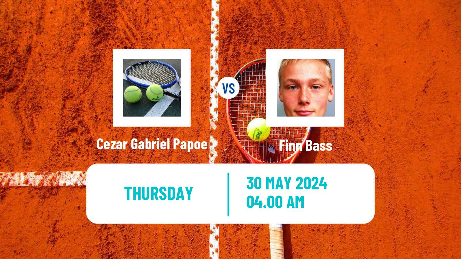 Tennis ITF M15 Constanta Men Cezar Gabriel Papoe - Finn Bass