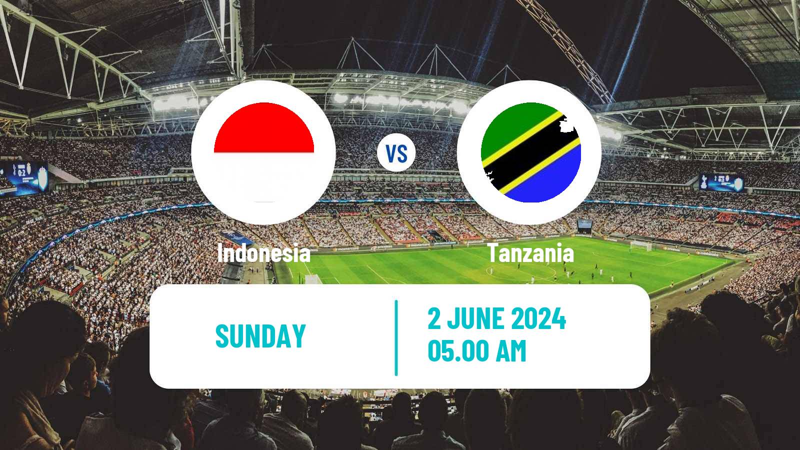 Soccer Friendly Indonesia - Tanzania