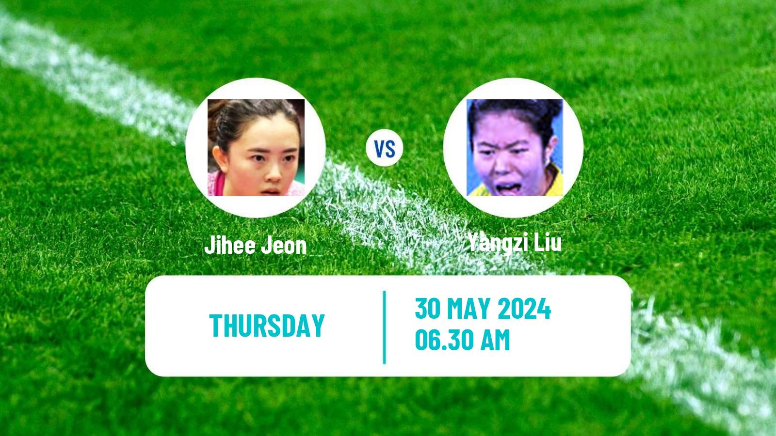 Table tennis Wtt Champions Chongqing Women Jihee Jeon - Yangzi Liu
