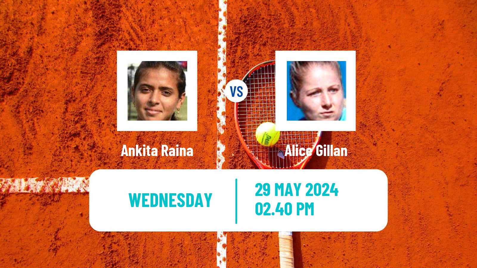 Tennis ITF W50 Montemor O Novo Women Ankita Raina - Alice Gillan