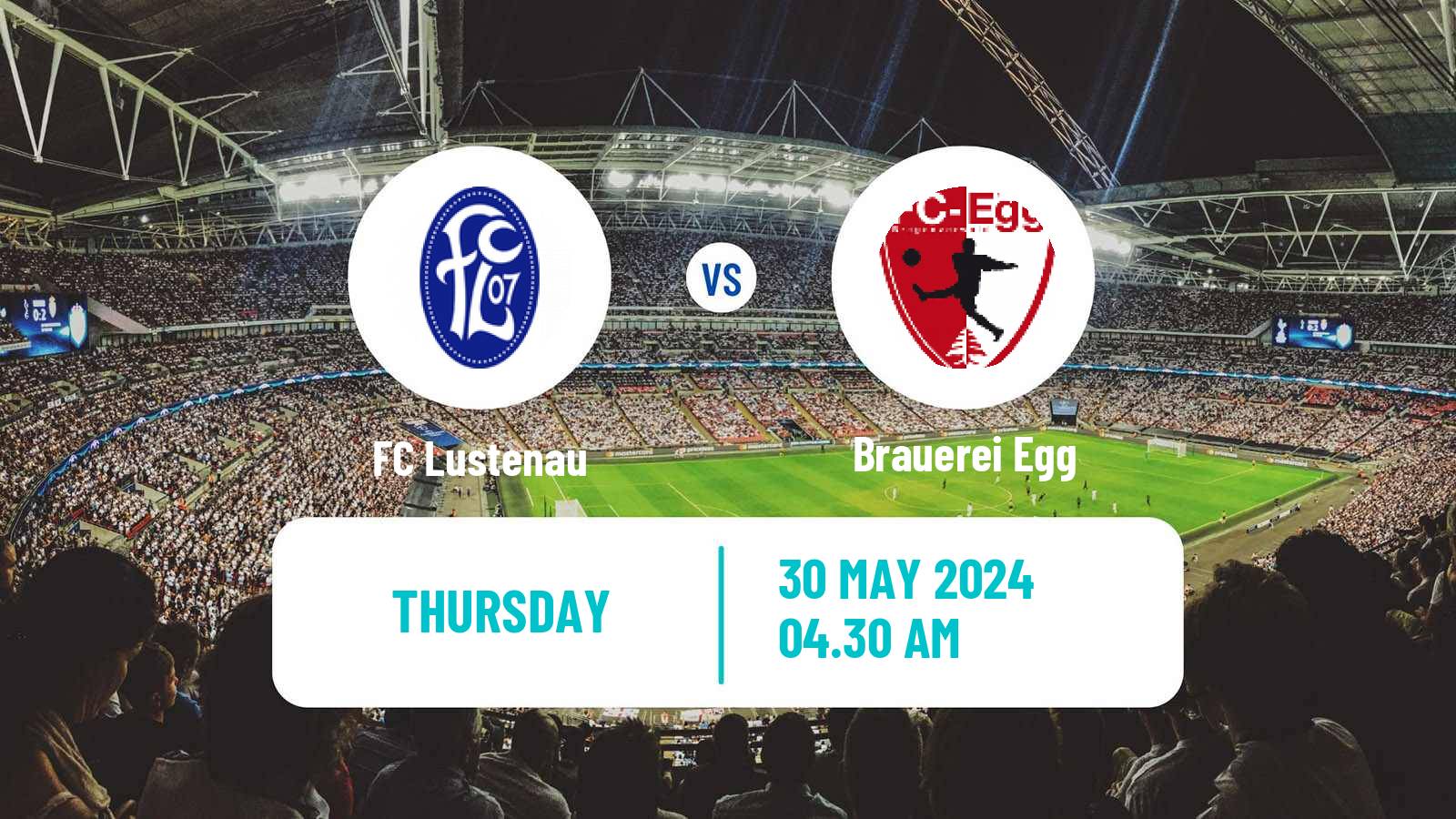Soccer Austrian Landesliga Vorarlberg Lustenau - Brauerei Egg