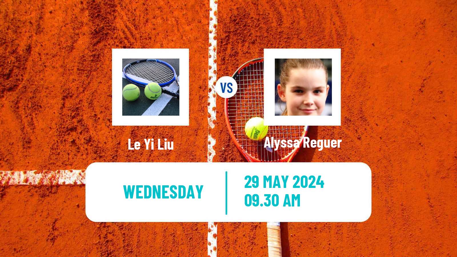 Tennis ITF W15 Monastir 20 Women Le Yi Liu - Alyssa Reguer