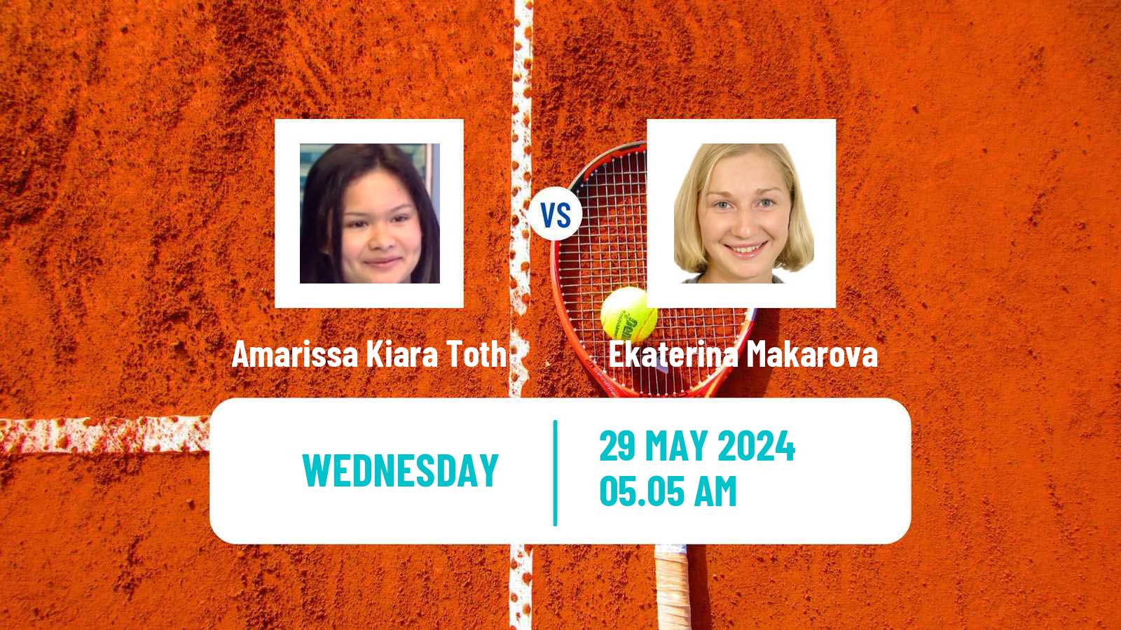 Tennis ITF W50 Troisdorf Women Amarissa Kiara Toth - Ekaterina Makarova