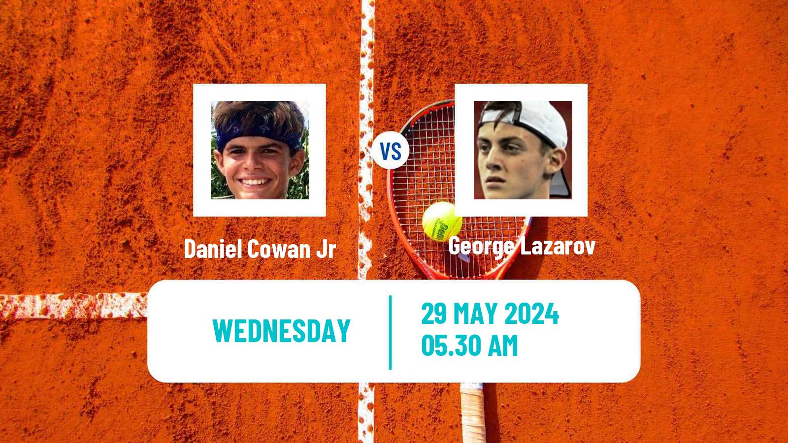 Tennis ITF M15 Kursumlijska Banja 6 Men Daniel Cowan Jr - George Lazarov