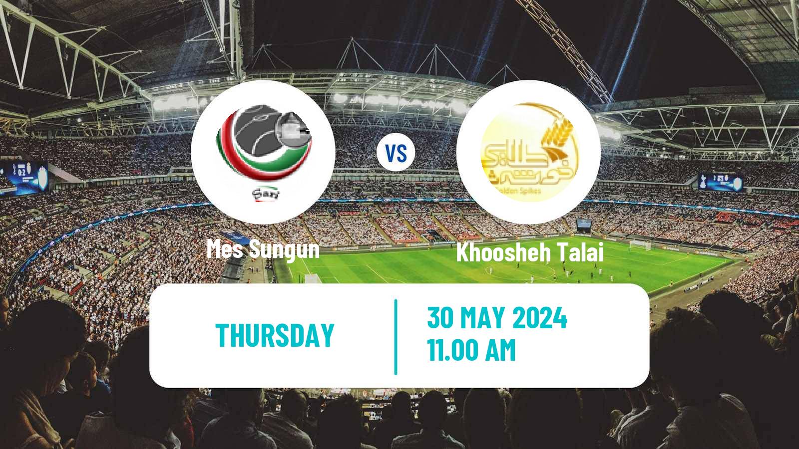Soccer Iran Division 1 Mes Sungun - Khoosheh Talai