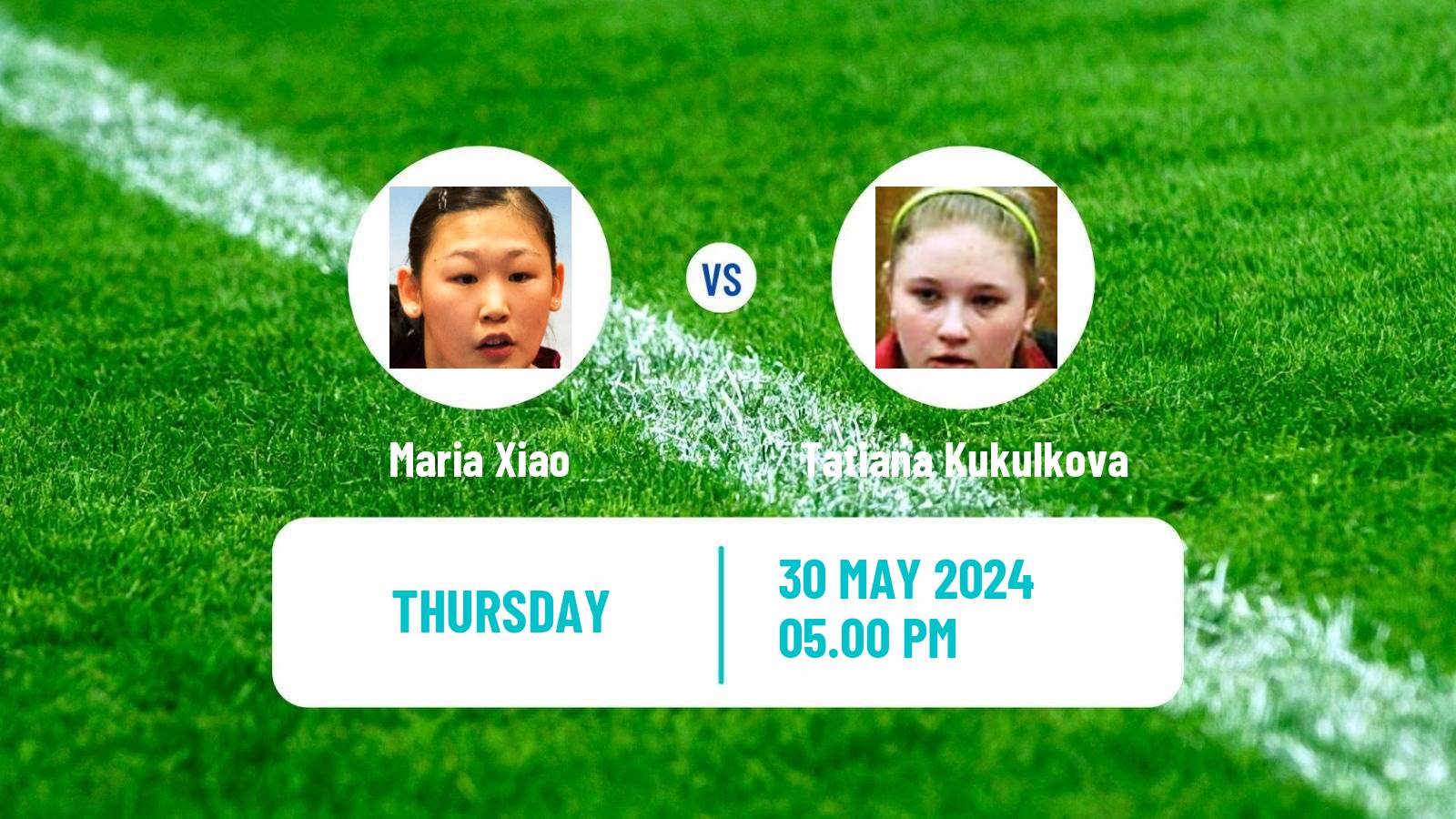 Table tennis Wtt Contender Mendoza Women Maria Xiao - Tatiana Kukulkova