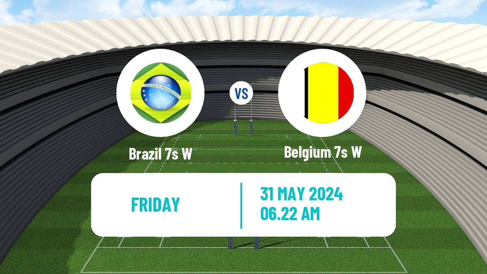 Rugby union Sevens World Series Women - Spain Brazil 7s W - Belgium 7s W