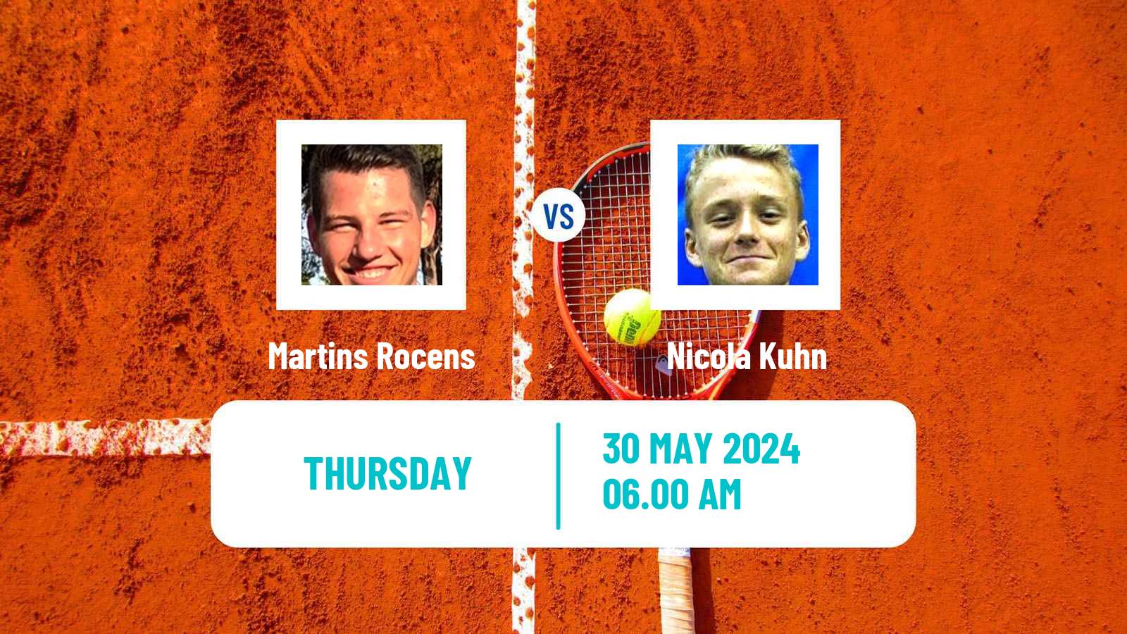 Tennis ITF M25 La Nucia Men Martins Rocens - Nicola Kuhn