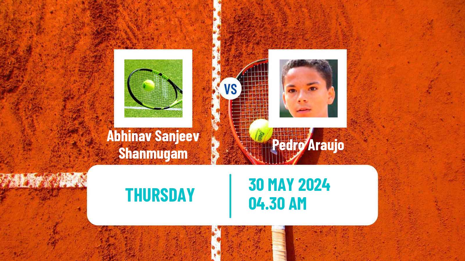 Tennis ITF M15 Monastir 22 Men Abhinav Sanjeev Shanmugam - Pedro Araujo