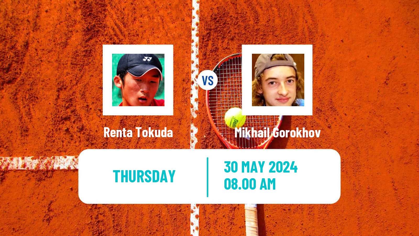 Tennis ITF M15 Monastir 22 Men Renta Tokuda - Mikhail Gorokhov