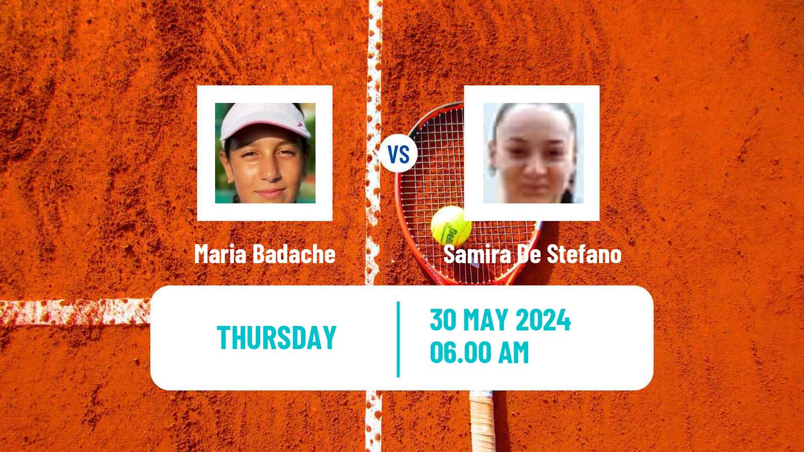 Tennis ITF W15 Monastir 20 Women Maria Badache - Samira De Stefano