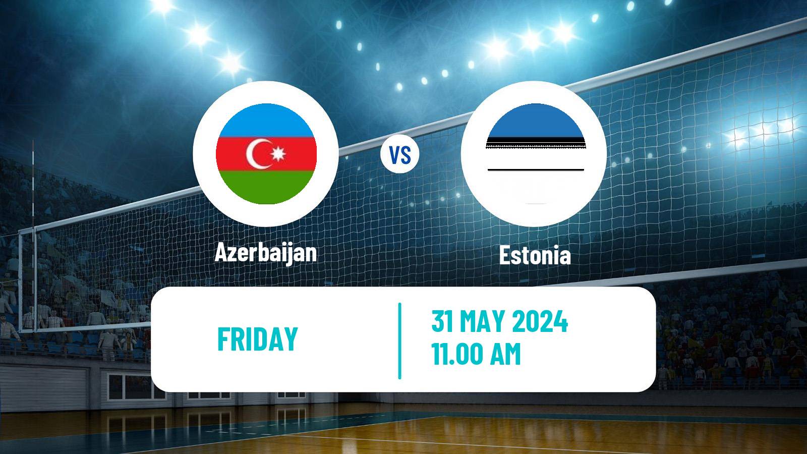 Volleyball Golden European League Volleyball Azerbaijan - Estonia