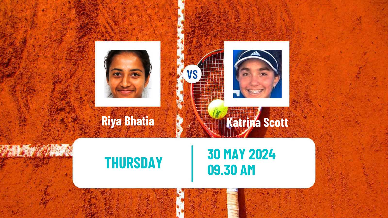 Tennis ITF W35 Santo Domingo 4 Women Riya Bhatia - Katrina Scott