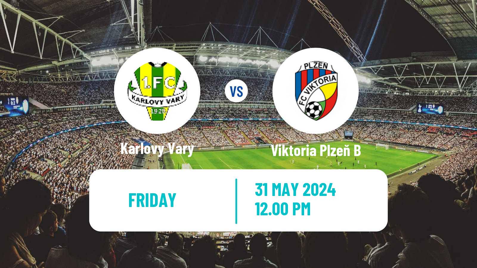 Soccer Czech CFL Group A Slavia Karlovy Vary - Viktoria Plzeň B