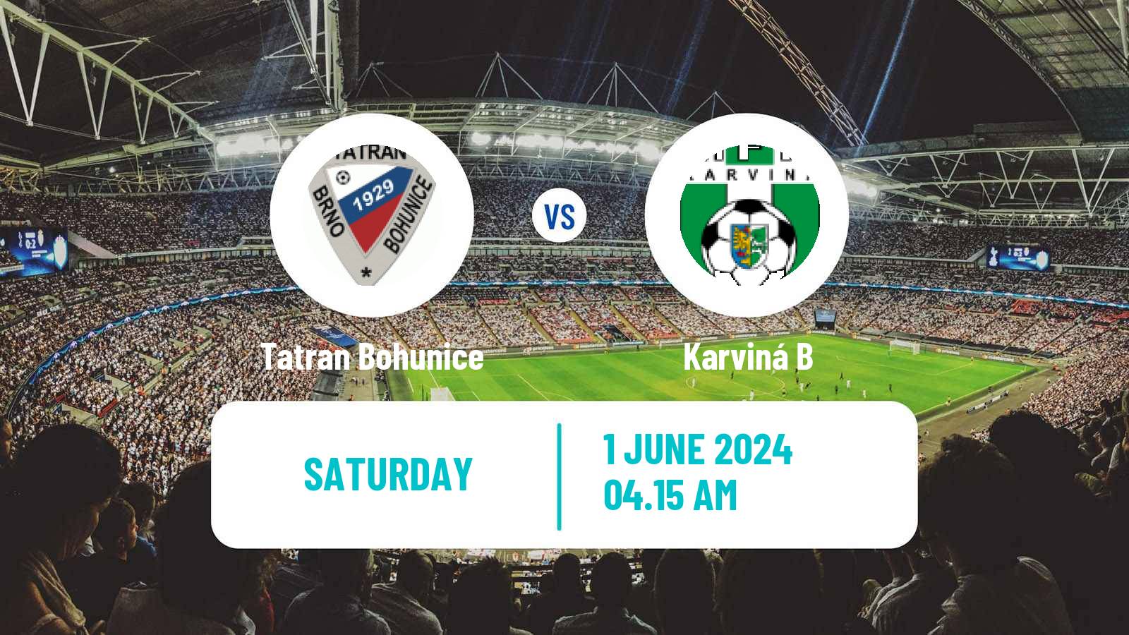 Soccer Czech MSFL Tatran Bohunice - Karviná B
