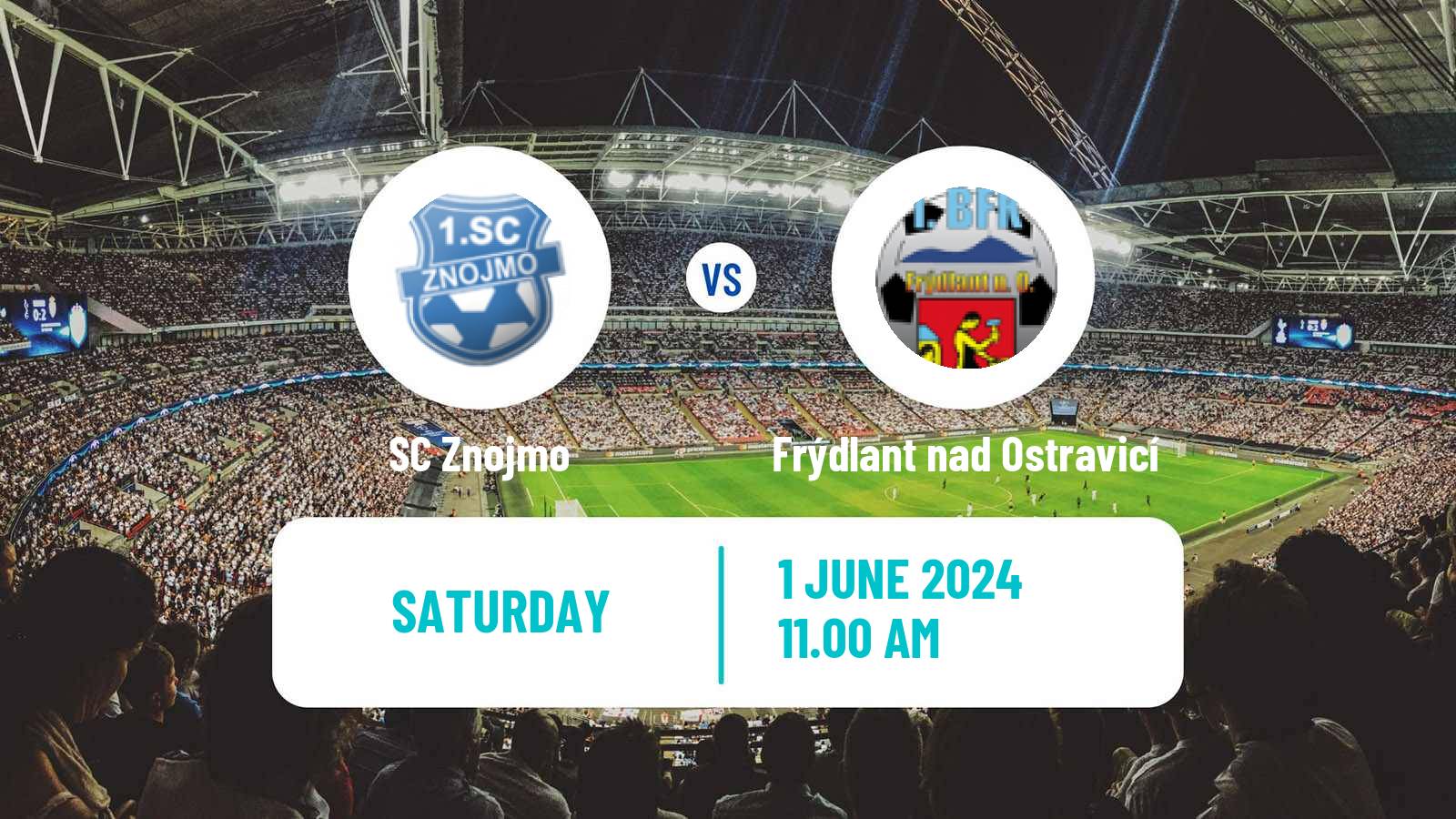Soccer Czech MSFL Znojmo - Frýdlant nad Ostravicí