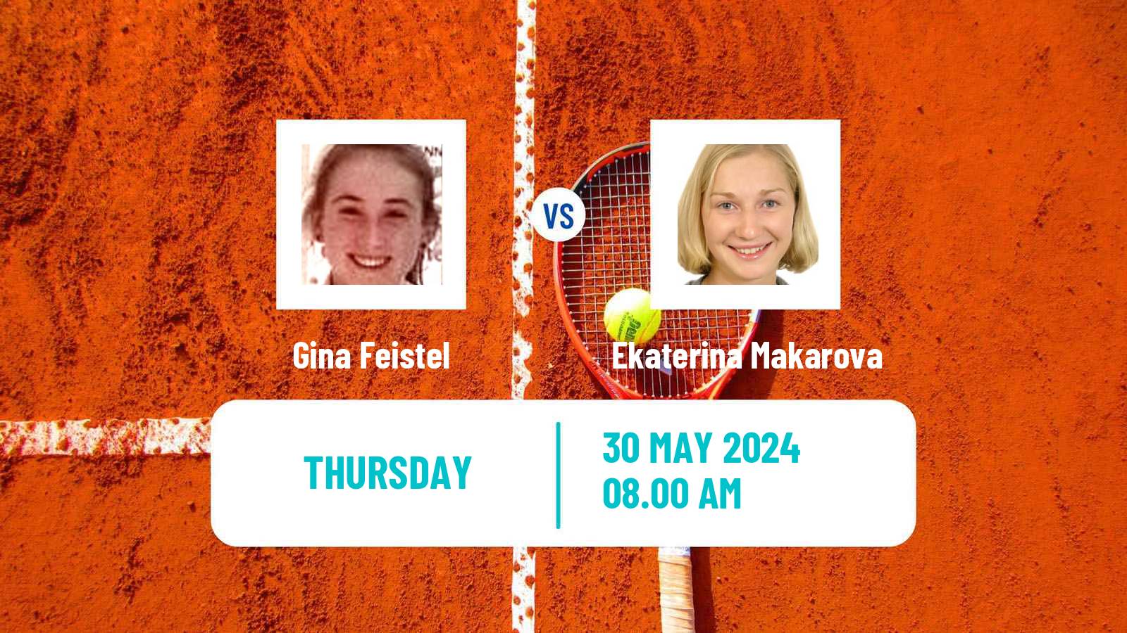 Tennis ITF W50 Troisdorf Women Gina Feistel - Ekaterina Makarova