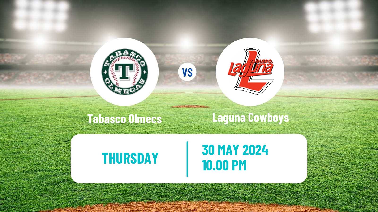 Baseball LMB Tabasco Olmecs - Algodoneros de Unión Laguna